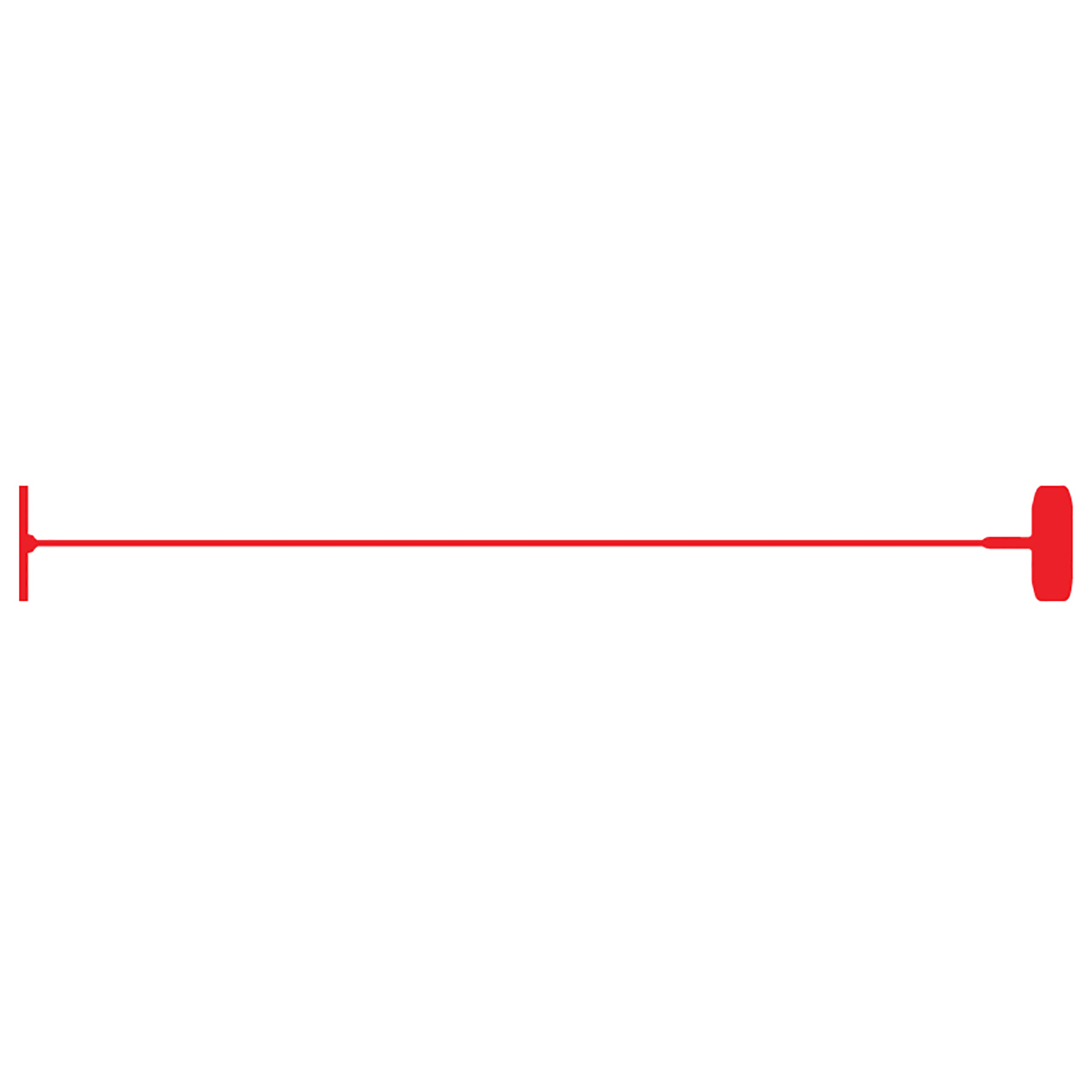 3" Red Standard Fasteners - TAGS-43013